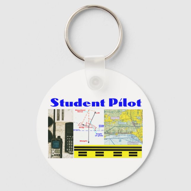 Porte-clés Pilote étudiant (Recto)