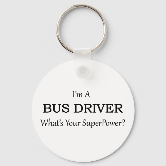 Porte-clés Pilote Super Bus (Recto)