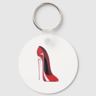 Porte-clés Piment rouge talon de champagne