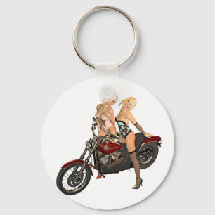 Porte-clés Pin-up moker filles