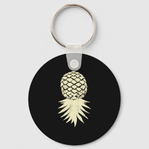 Porte-clés Pineapple à l'envers homme subtile vacances drôle