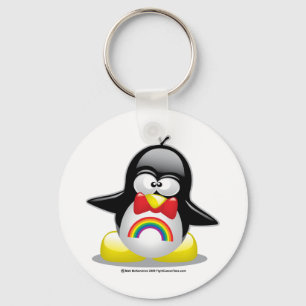 Porte-clés Pingouin d'arc-en-ciel de LGBT