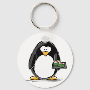 Porte-clés Pingouin de sushi