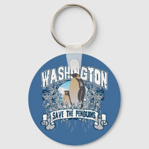 Porte-clés Pingouin Washington