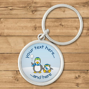 Porte-clés Pingouins à neige