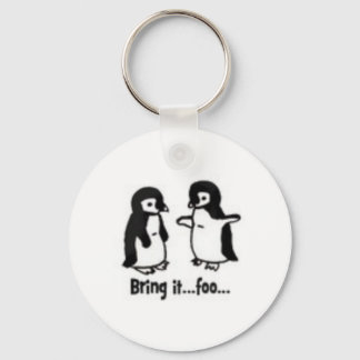 Porte-clés Pingouins amusants