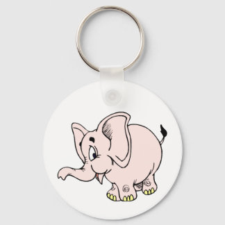 Porte-clés Pink bébé éléphant graphique.png