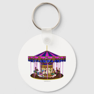 Porte-clés Pink Carousel