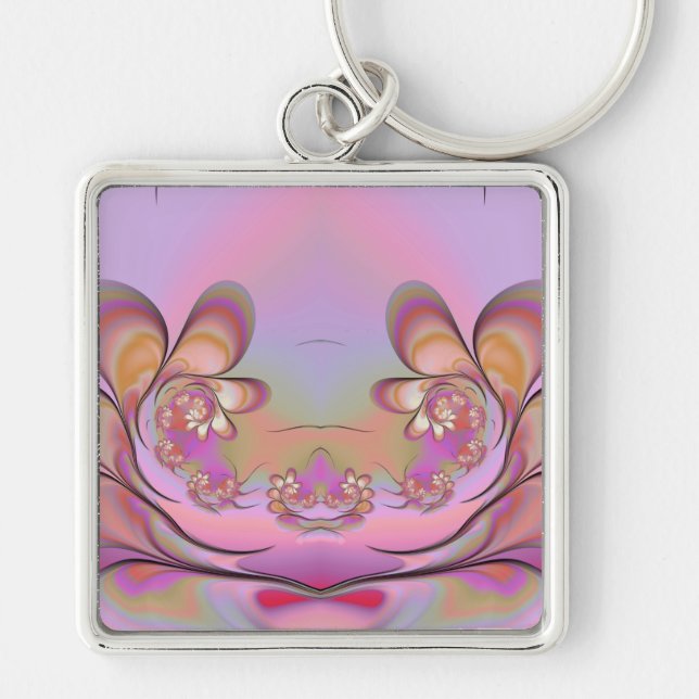 PORTE-CLÉS ~ PINKS DE PASTEL ~ PORTE - CLÉ (Devant)