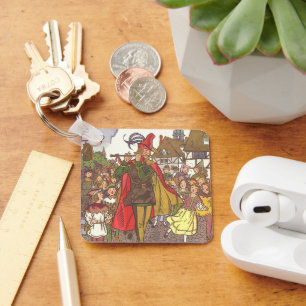 Porte-clés Pipe de marmite vintage à conte de fées de Hamelin