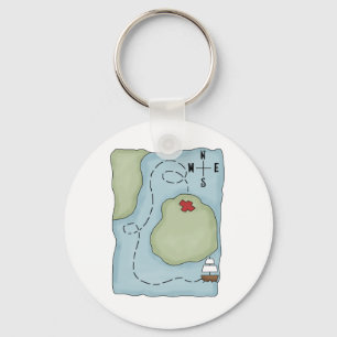 Porte-clés Pirates ・ Carte des pirates