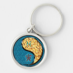 Porte-clés Pisces et Tigre de Feu