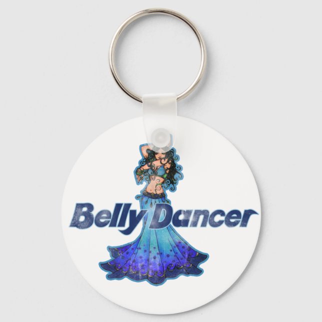Porte-clés Pisces Vintage danseuse du ventre (Recto)