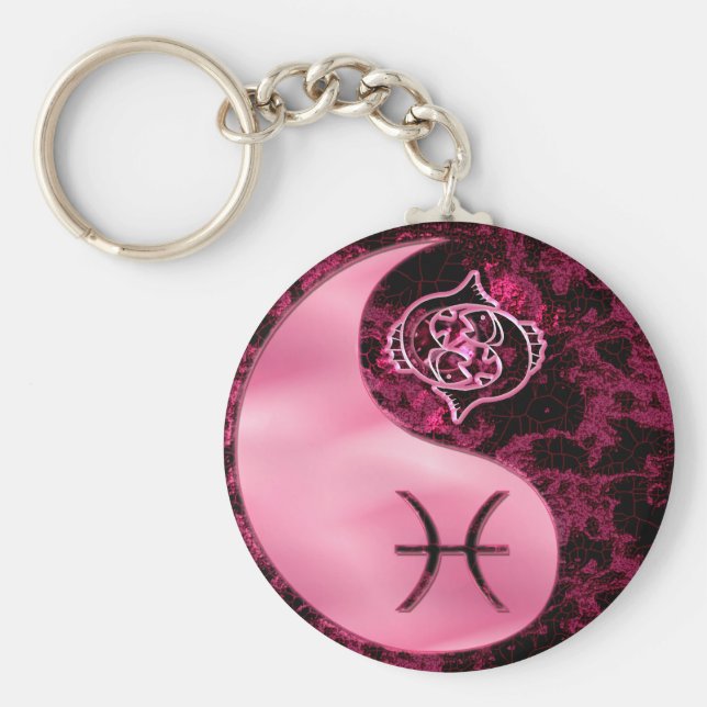Porte-clés Pisces Yin Yang (Devant)