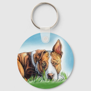 Porte-clés Pit Bull vous écoute