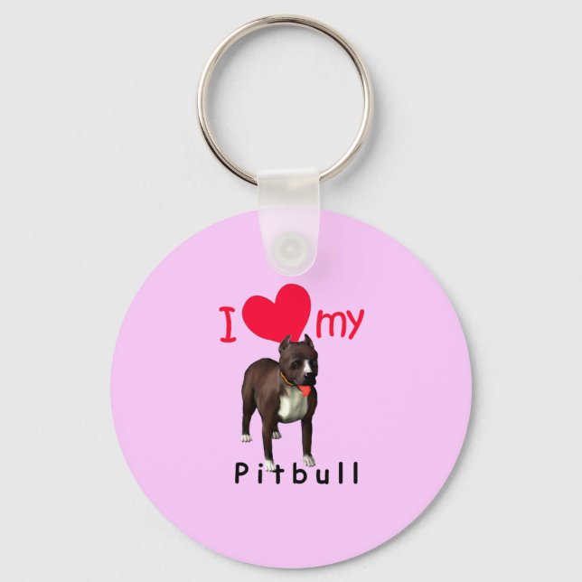 Porte-clés Pitbull (Recto)