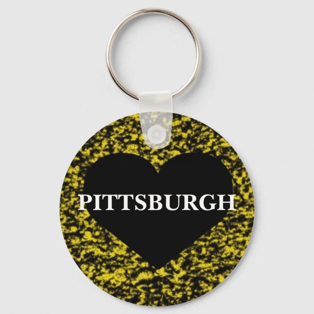 Porte-clés Pittsburgh Heart (Recto)