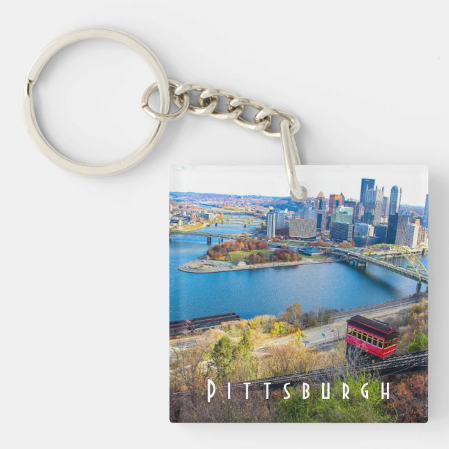 Porte-clés Pittsburgh Skyline (Devant)
