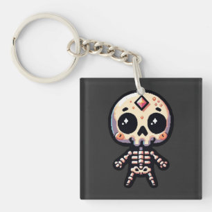 Porte-clés Pixelart Skeleton