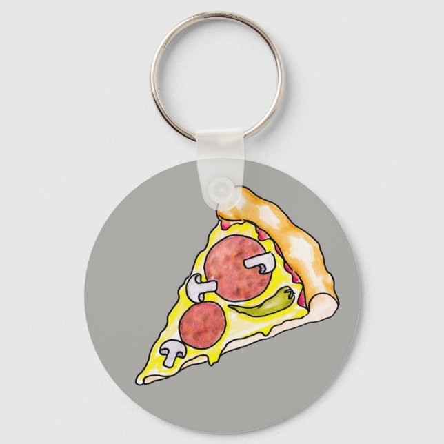Porte-clés Pizza (Recto)