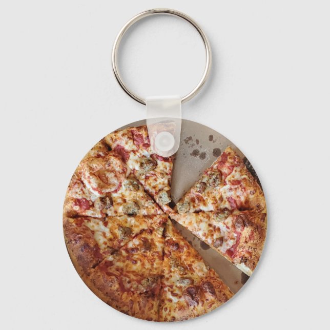 Porte-clés Pizza au fromage (Recto)