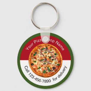 Porte-clés Pizza Restaurant Italien Porte - clés promotionnel