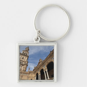 Porte-clés Place d'Espagne, Séville, Andalousie, Espagne