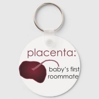 Porte-clés placenta, le premier colocataire du bébé