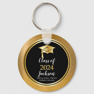 Porte-clés Plafond de diplôme avec classe Tassel Année