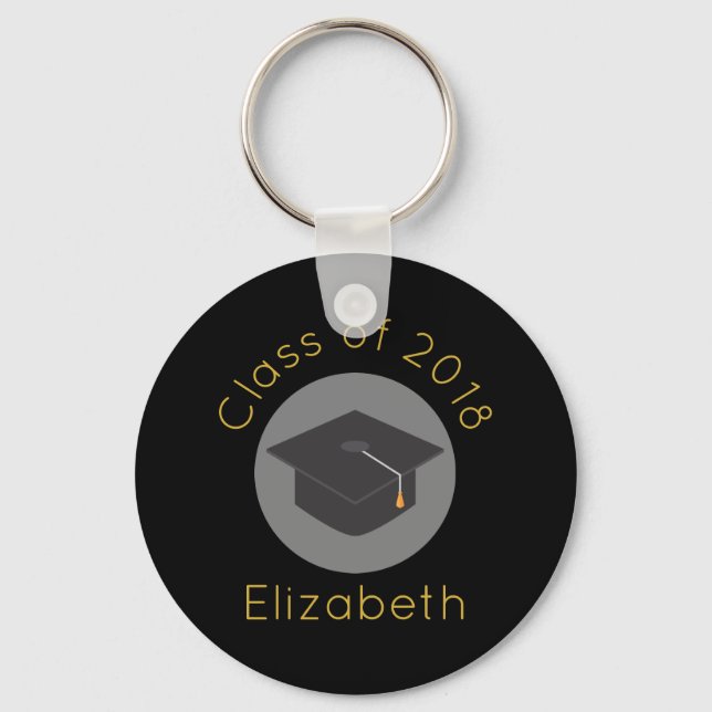 Porte-clés Plafond de diplôme sur classe noire de 20xx (Recto)