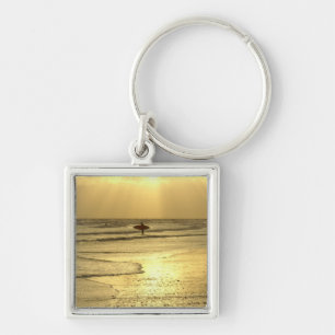 Porte-clés Plage au coucher du soleil