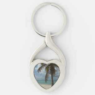Porte-clés Plage d'Aruba I Belle Scène Nature