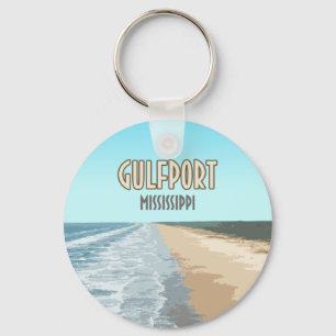 Porte-clés Plage de Gulfport Mississippi