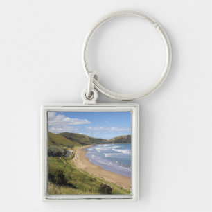 Porte-clés Plage de Makorori près de Gisborne, Eastland, Nouv