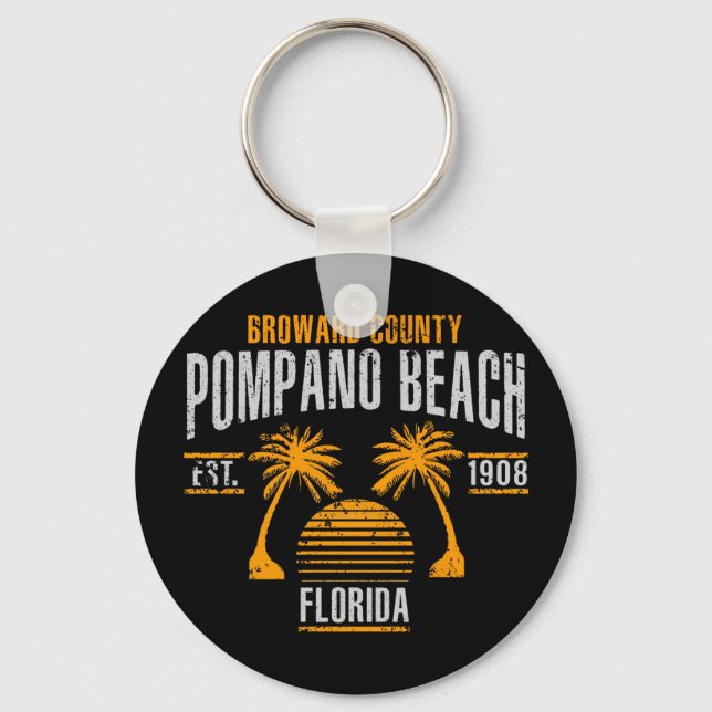 Porte-clés Plage de Pompano (Recto)
