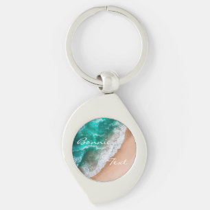 Porte-clés Plage d'eau de mer sable tropical été