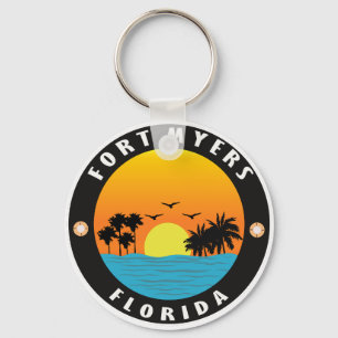 Porte-clés Plage des myers de Floride-fort
