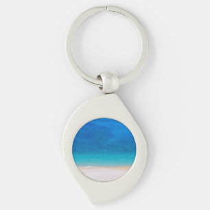 Porte-clés Plage méditerranéenne agréable