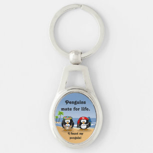 Porte-clés Plage tropicale d'île de pirate de danse