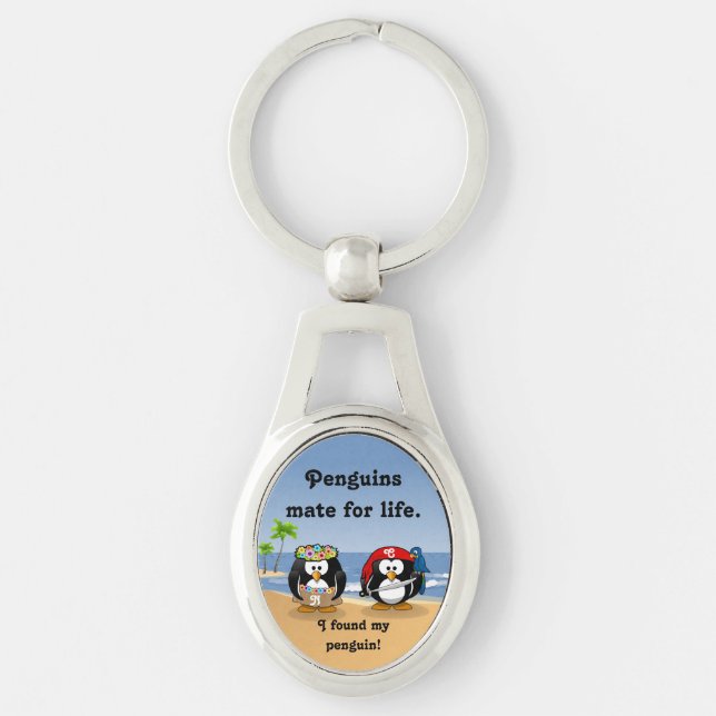 Porte-clés Plage tropicale d'île de pirate de danse (Devant)