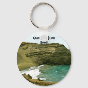 Porte-clés Plage verte de sable de Papakolea, Hawaï