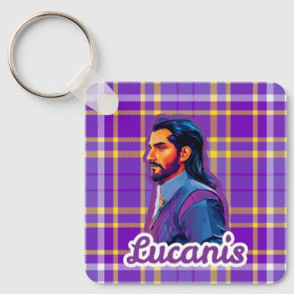 Porte-clés Plaid Crow Keychain