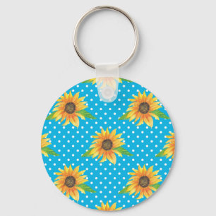 Porte-clés Plaine de tournesol
