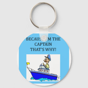 Porte-clés plaisanterie amusante du capitaine de bateau
