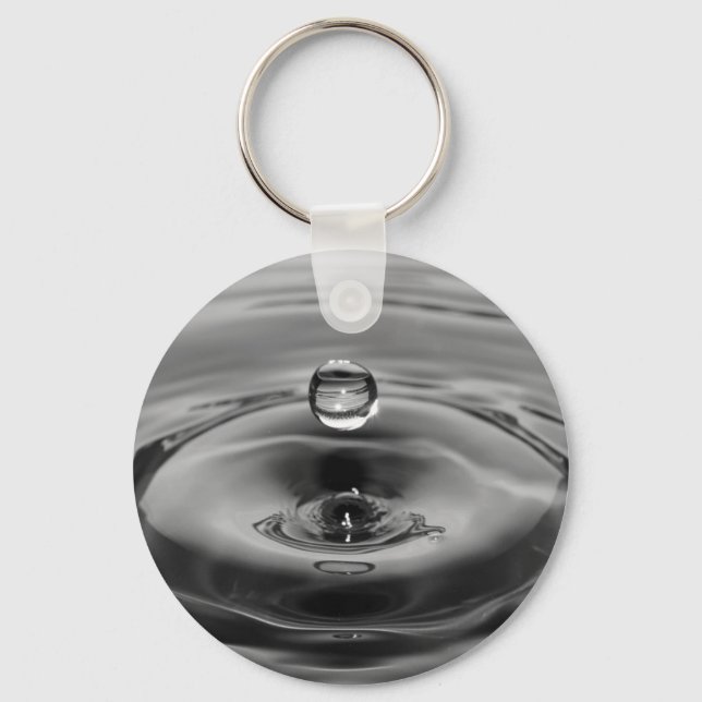 Porte-clés Plan d'art lent motion goutte d'eau (Recto)