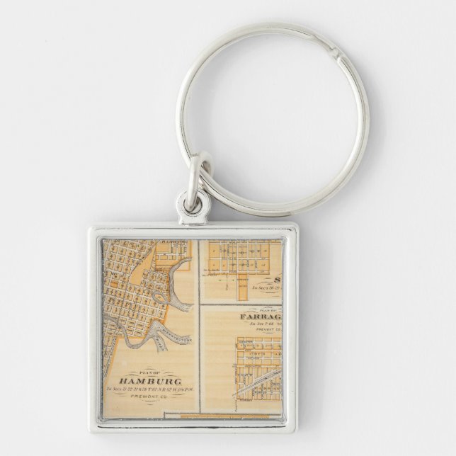 Porte-clés Plan de Hambourg, Sidney, Farragut (Devant)