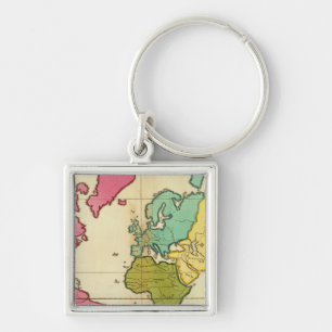 Porte-clés Plan du monde