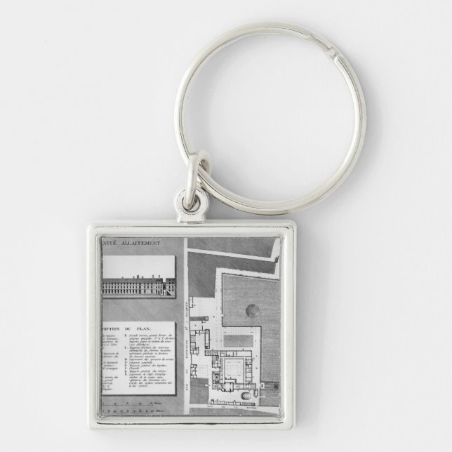Porte-clés Plan du Port-Royal de Maternite (Devant)