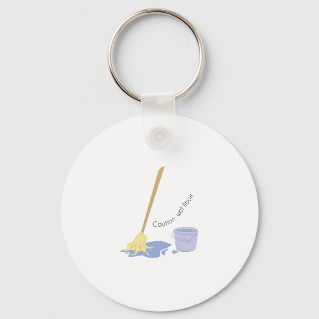 Porte-clés Plancher humide (Recto)