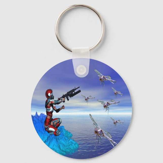 Porte-clés Planète Alien (Recto)